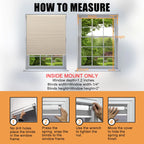 Blackout No-Drill Cordless Honeycomb Blinds