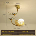 Bird Nest Egg Rustic Minimalist Lamp