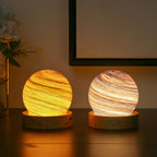 3D Crystal Planets Atmosphere Night Lamp