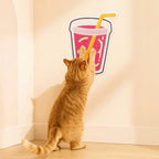 Cartoon Drink Shape Wall-Mounted Cat Scratching Board