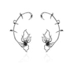 Gothic Spider Web Earring