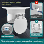 Anti-Smell Squat Toilet Plug Magnetic Stopper