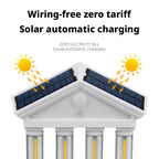 Ancient Architecture Solar-Powered Waterproof Outdoor Lamp