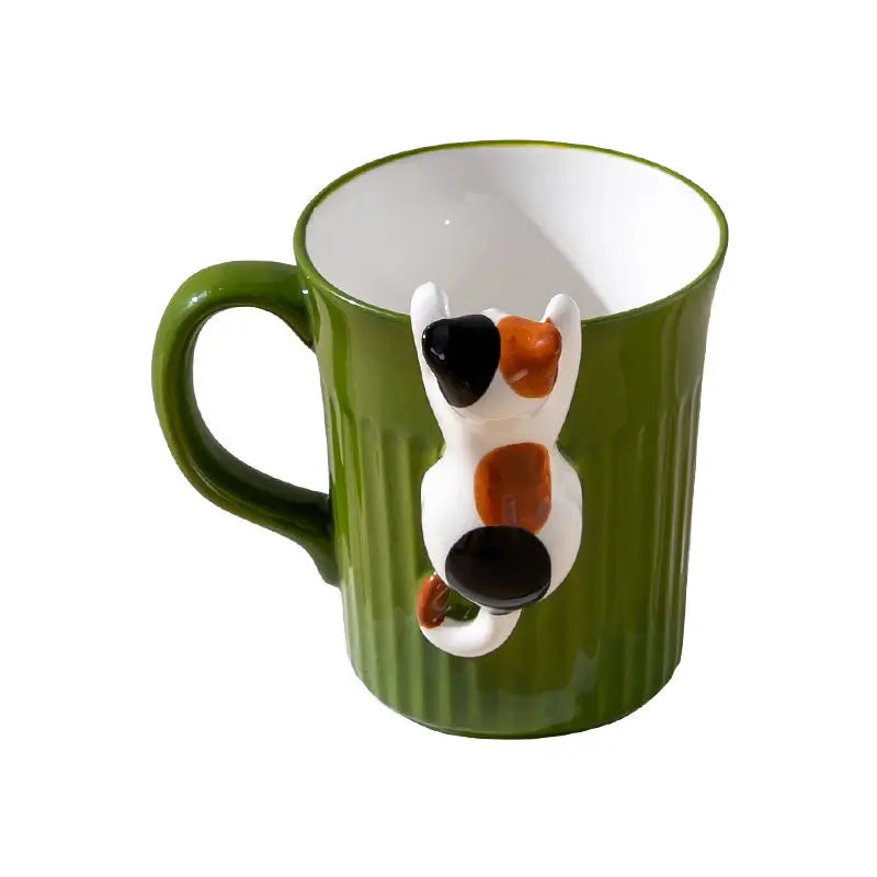 Climbing Cat Coffee Mug