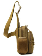 Multi-Pocket Crossbody Compact Hiking Chest Bag