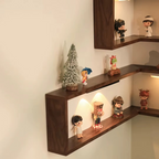 Floating Design Corner Wall Shelf