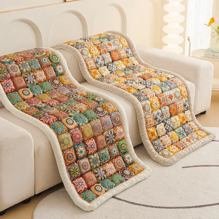 Bohemian Style Cushion Cotton Couch Pad