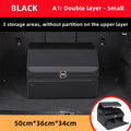 Car Guru Leather Large Capacity Trunk Organizer Box
