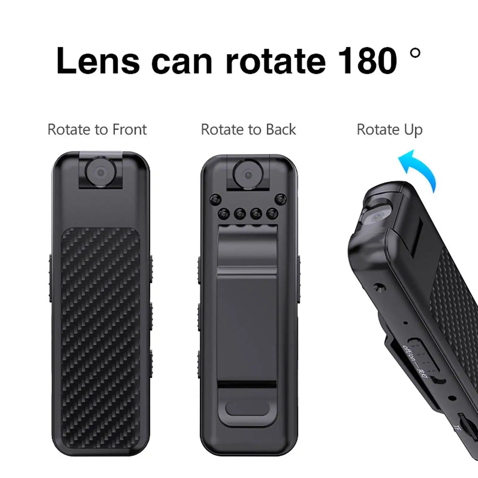 Pocket Spy Mini Clip-On Video Recorder Camera
