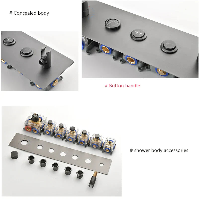 Dream Spa Multi-Jet Rain Shower System