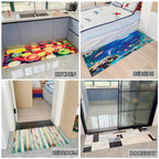 Vintage Wood Look Non-slip Cute Rugs