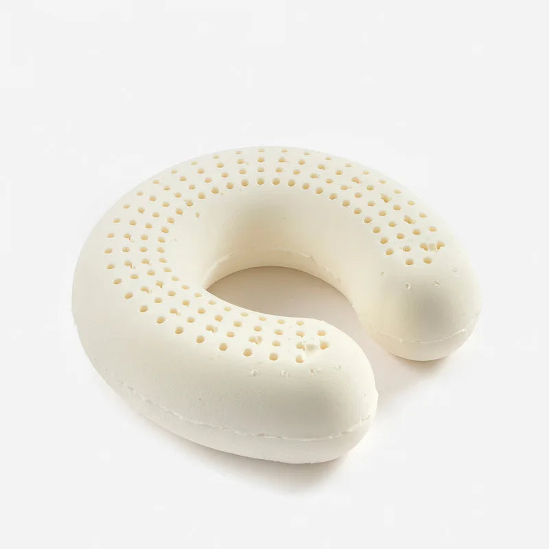 Natural Latex Breathable U-Shaped Neck Pillow