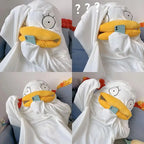 Confused Duck Warm Adult Pajamas Costume
