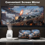 Smart Mini Android 4K Support Home Cinema Projector