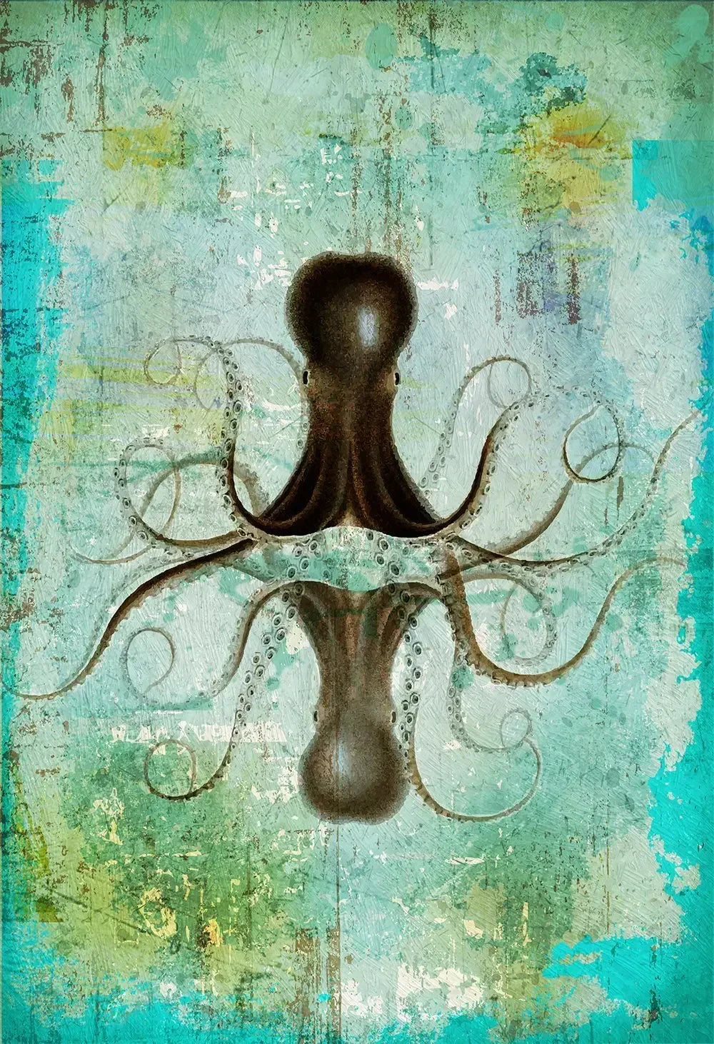 Sea Life Ocean Throw Octopus Blanket
