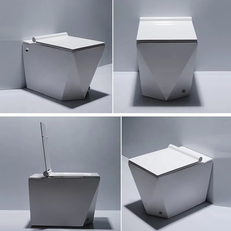 Geometric Edge Minimalist Intelligent Modern Toilet
