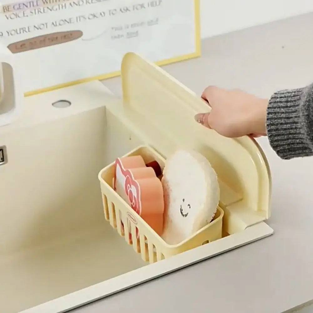 Built-in Basket Adjustable Sink Water Splash Protector