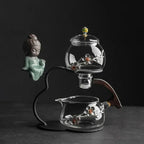 Calm Brew Zen Style Glass Traditonal Teapot