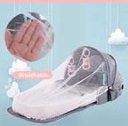 Portable Foldable Crib Baby Nest Backpack