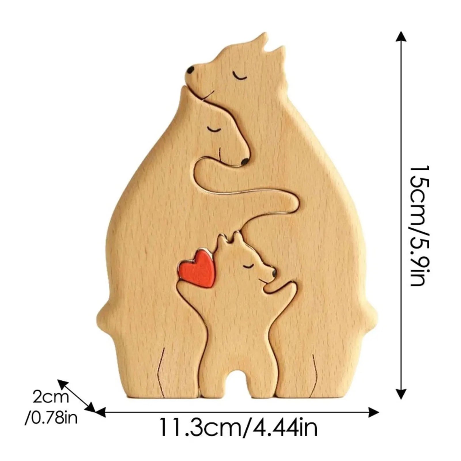 Loving Bears Interlocking Puzzle Decor