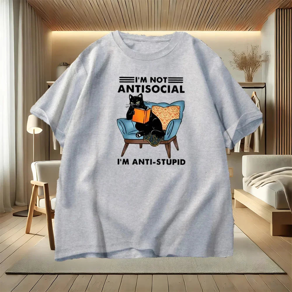 I am Not Antisocial Funny T-Shirt