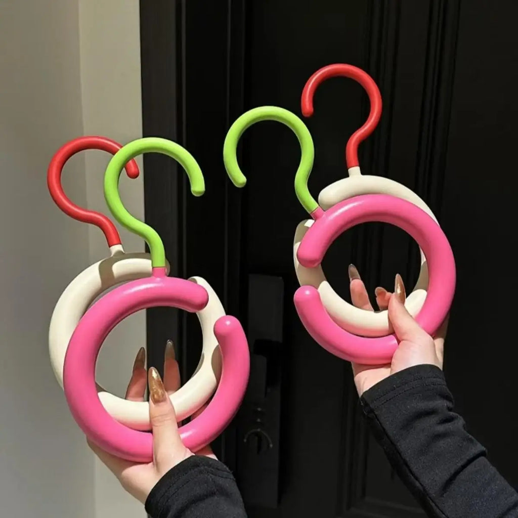 2pcs Rotating Multi-Hook Closet Organizer  Hanger