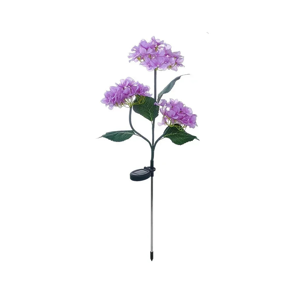 Soft Pink Glow Solar LED Flower Garden Light