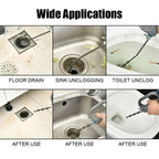 Manual Hand-Crank Drain Snake Shape Plumbing Tool