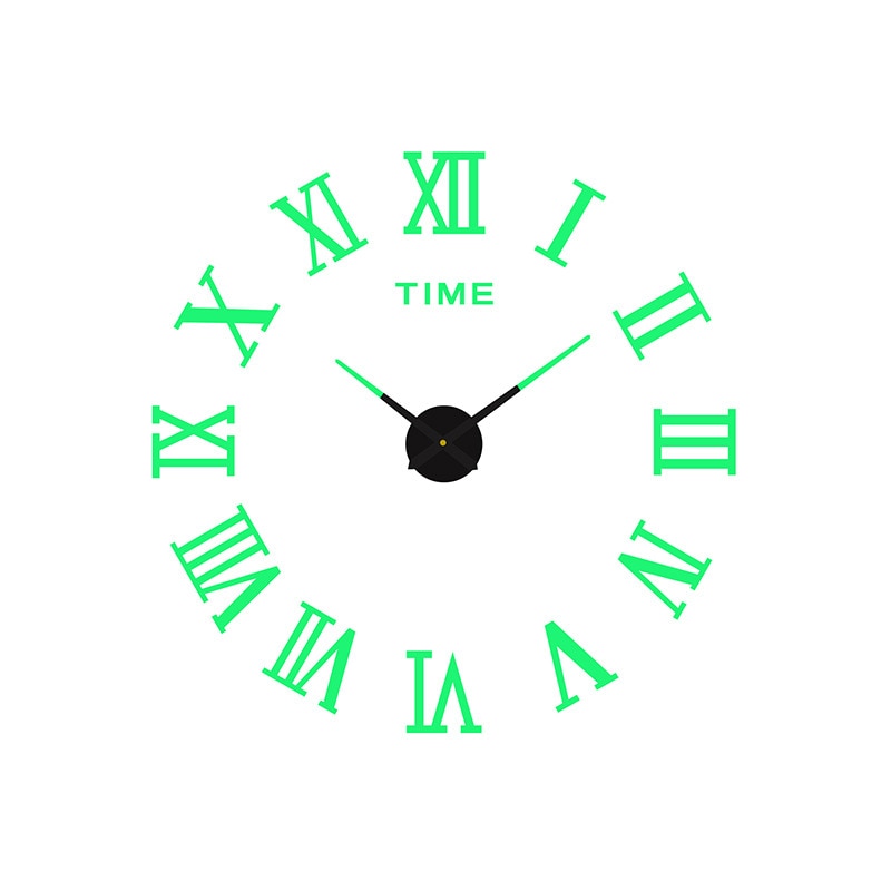 3D Luminous Silent Wall Clock