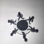 Running Stickman Optical Illusion Fidget Spinner