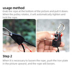 Camp Anywhere Adjustable Ratchet Tent Stabilizer Pulley Hanger