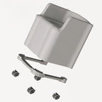 Heavy-Duty Portable Potty Seat Toilet Chair