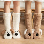 Fluffy Ears Cozy Long Socks