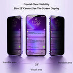 Invisible Shield Full Cover Anti-Peep Privacy  Magnetic Phone Case