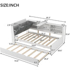 Modular Hidden Storage Drawers Modern Bed