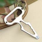 Stainless Steel Survival Multi-Tool Bottle Opener Camping Wrench