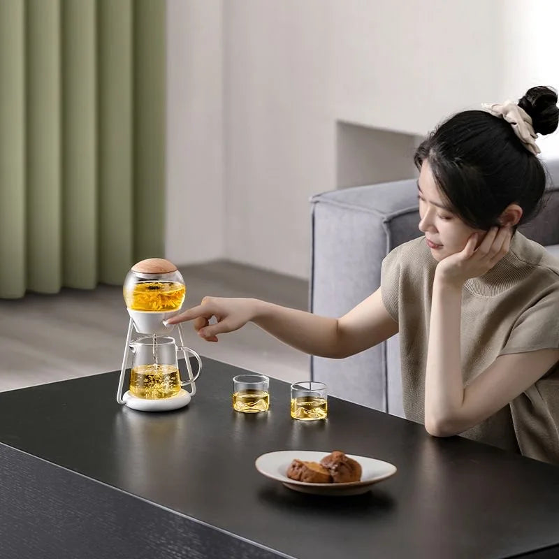 Lazy Brew Spherical Teapot Set