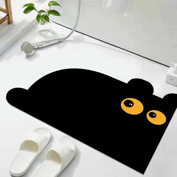 Cute Animals Quick-Dry Bathroom Mat