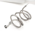 Snake Wrap Bold Dual Necklace