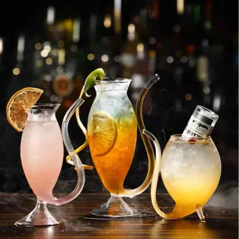 Creative Geometric Wine & Cocktail Glasses