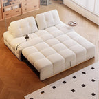 Scandinavian Minimalist Modular Transformable Sofa Bed