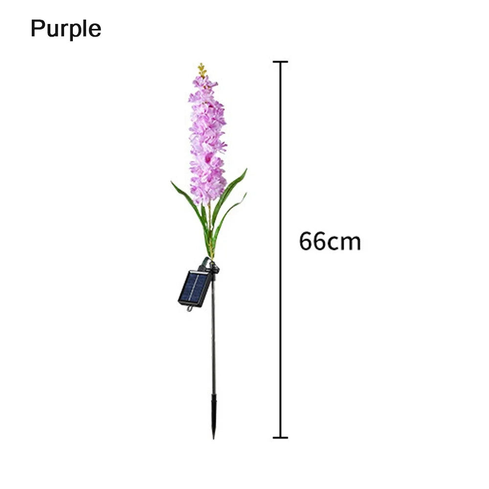 Soft Pink Glow Solar LED Flower Garden Light