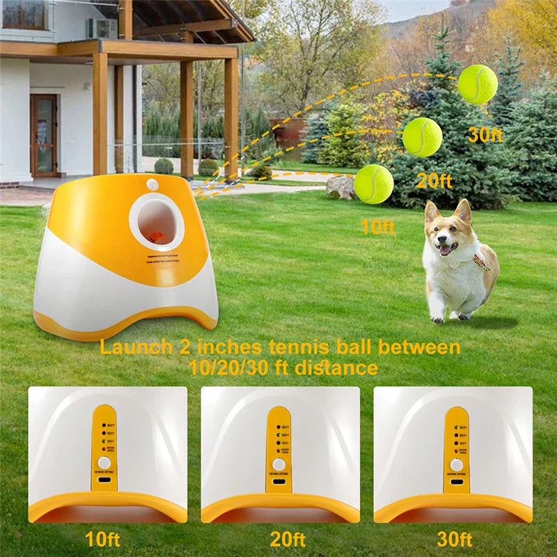 Pet Interactive Automatic Ball Launcher