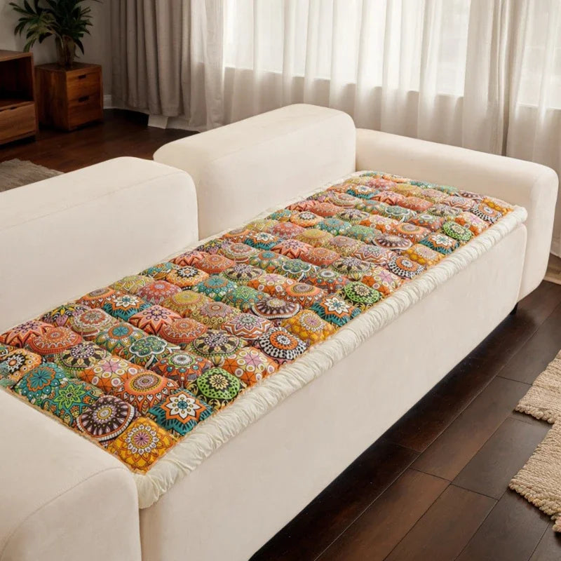 Bohemian Style Cushion Cotton Couch Pad