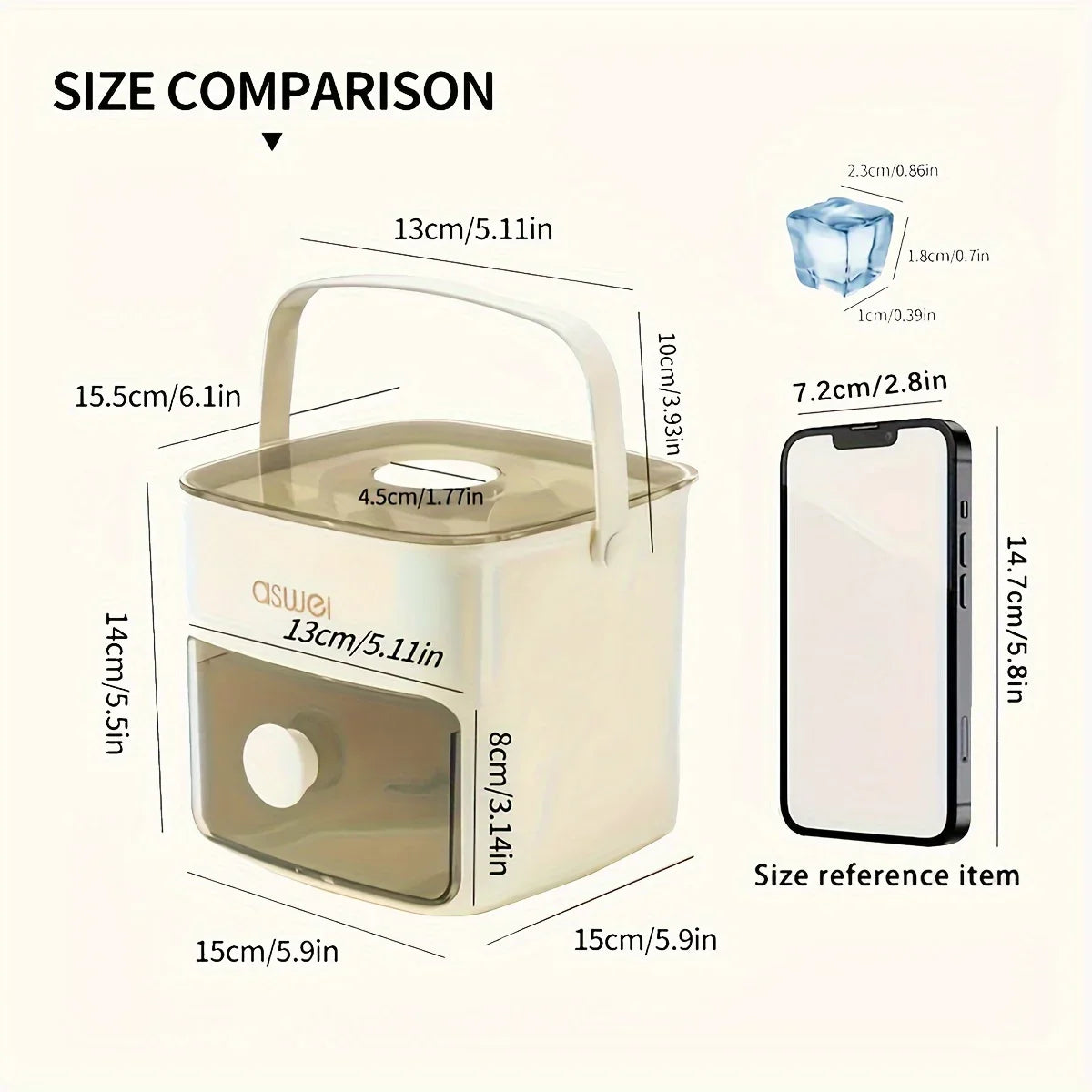 Easy Pop Out Ice Cube Maker Box