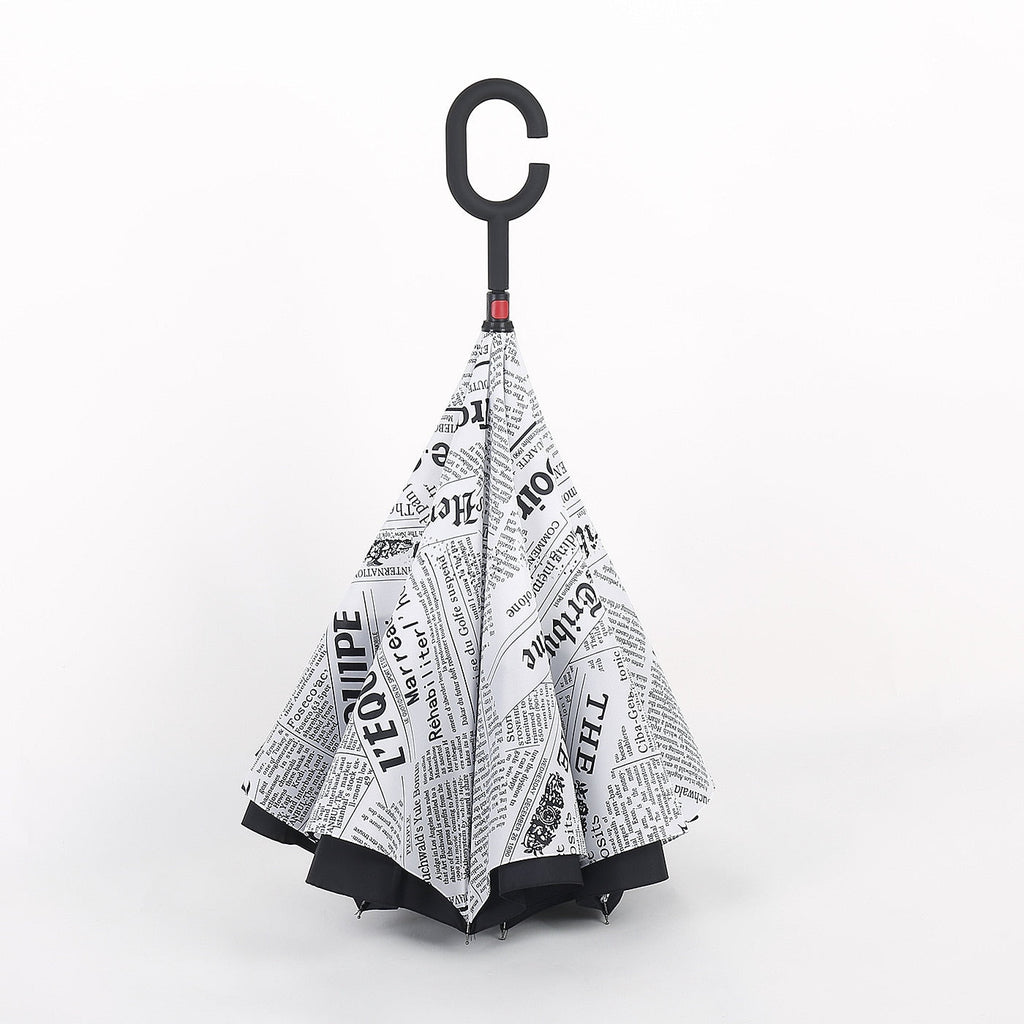Rain Defense Folding Inverted Umbrella