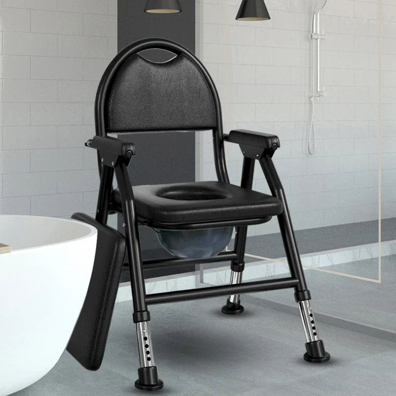 Non-Slip Foldable Elderly Toilet Foldable Seat Chair