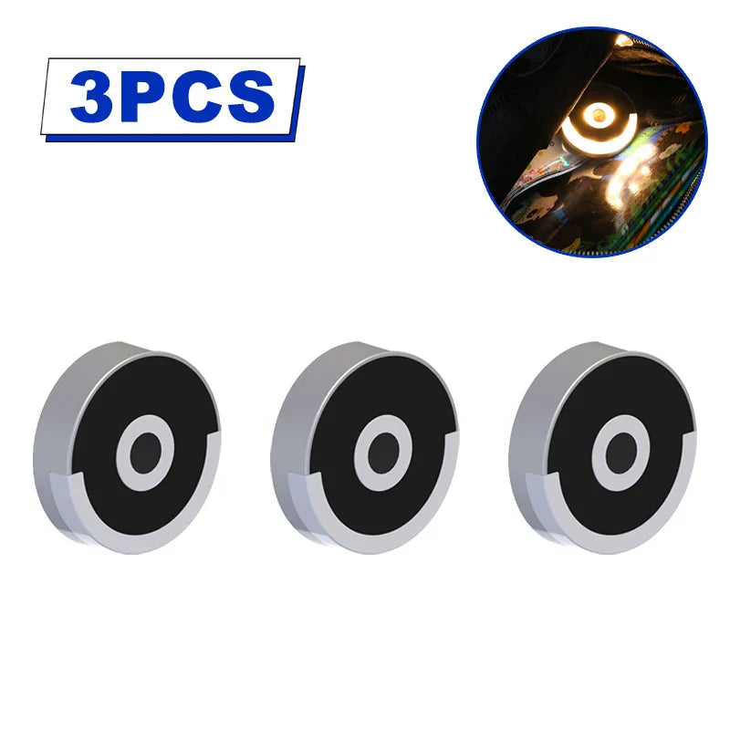 Compact Circular Touch LED Portable Night Lamp