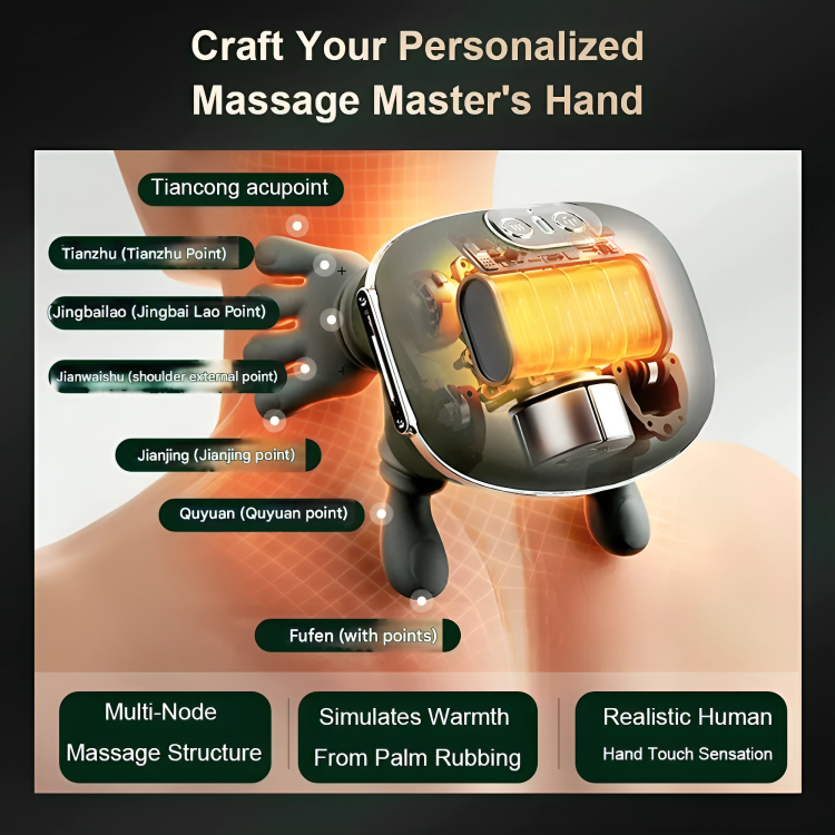 Bionic Finger Heated Neck Shoulder Massager