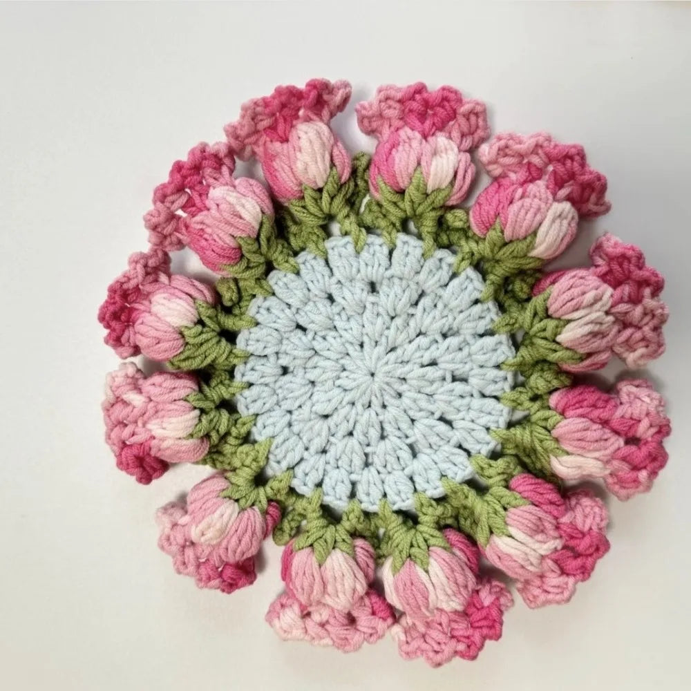 Handcrafted Convertible Yarn Rose Bouquet